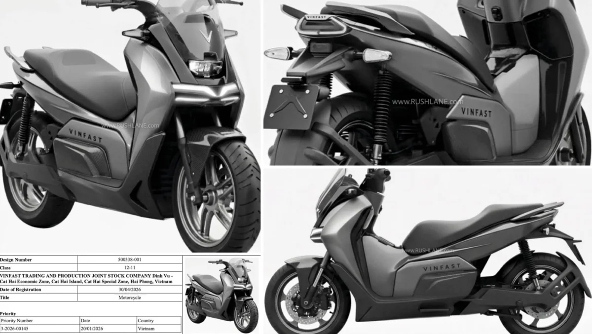 VinFast Rasad Electric Scooter Patented