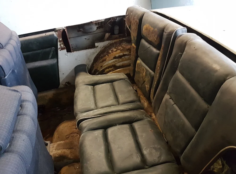 Restored interior of Mercedes-Benz Cityfun