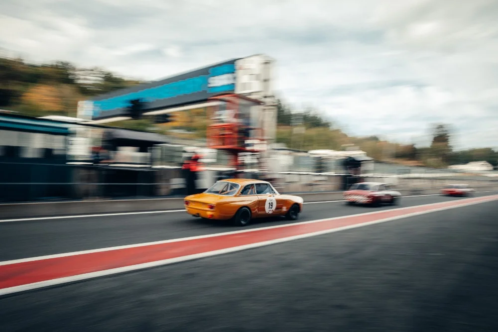 Alfa Revival Cup podium celebration