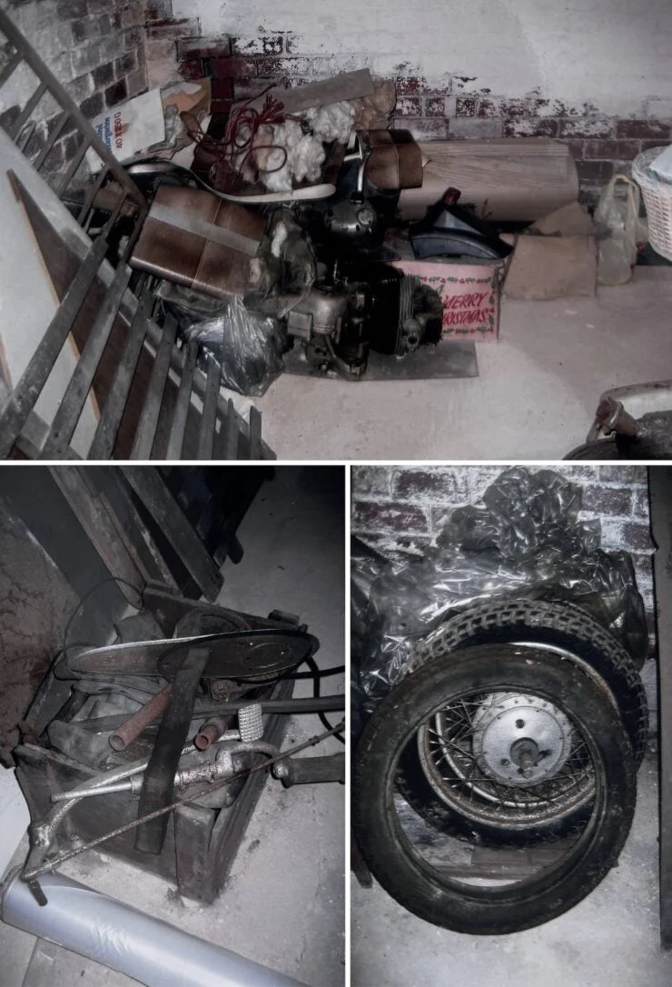 Norton Dominator 88 Parts Collage