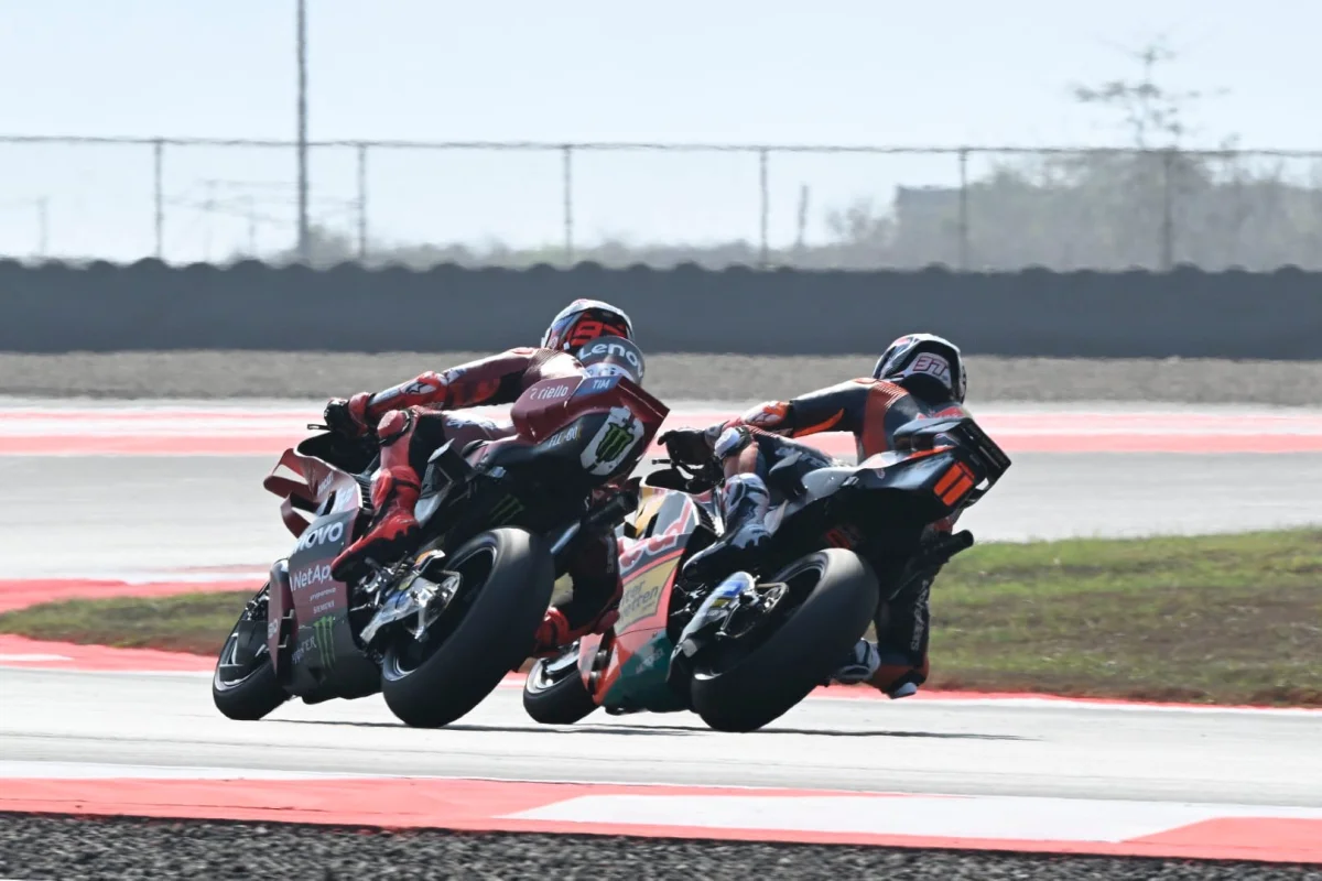 Acosta and Marquez 'looked like donkeys' in strange MotoGP duel