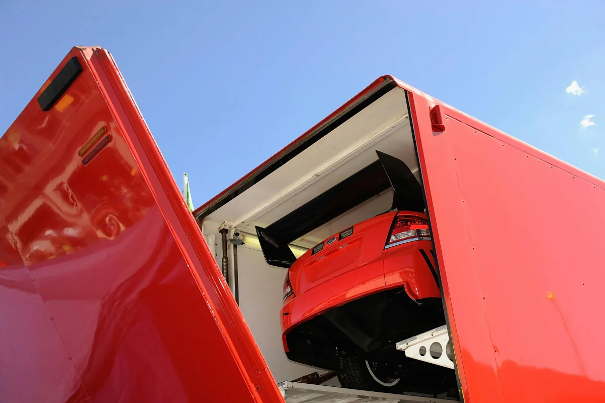 race car enclosed trailer