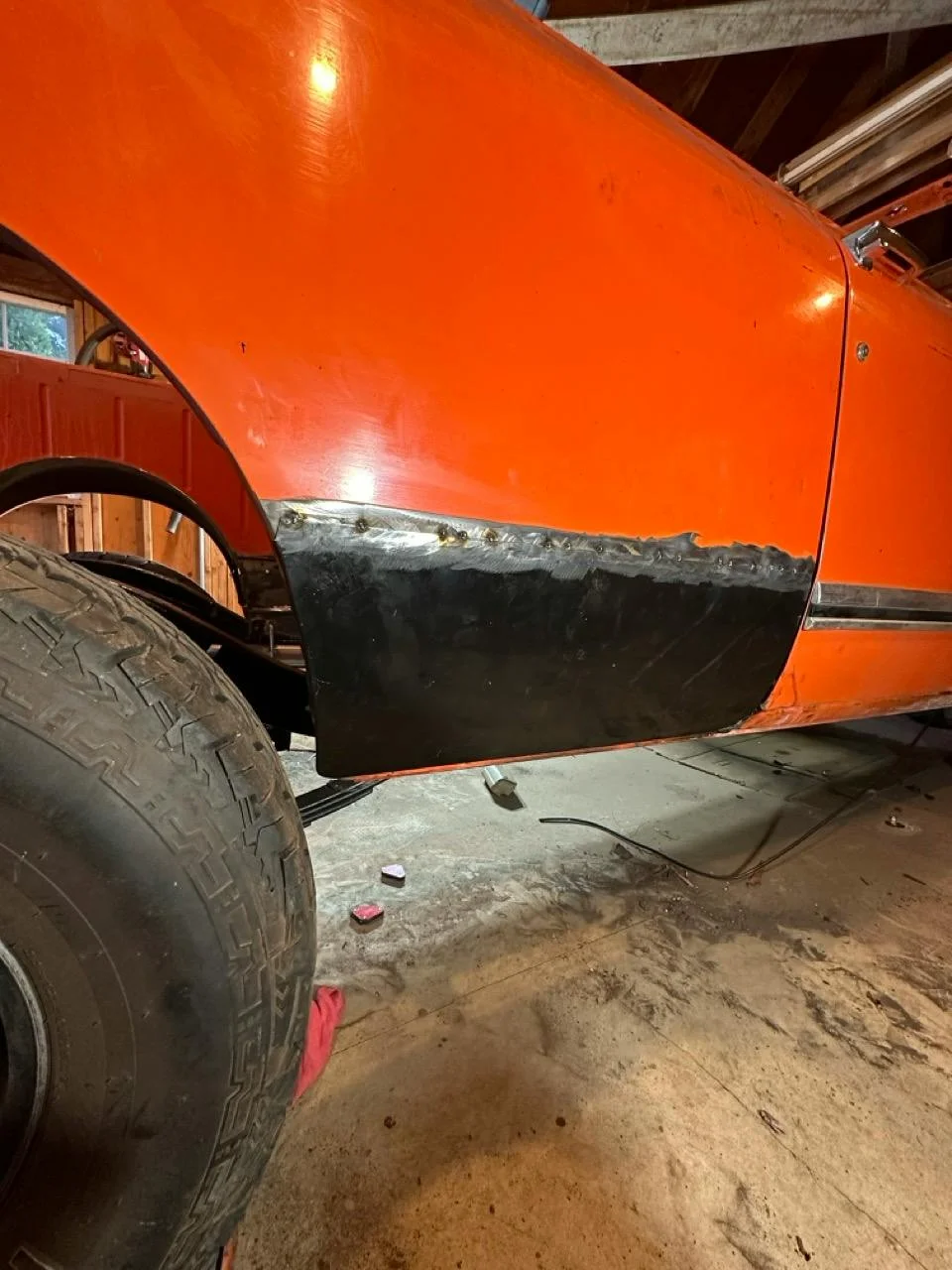 1976 International Scout Traveler body work