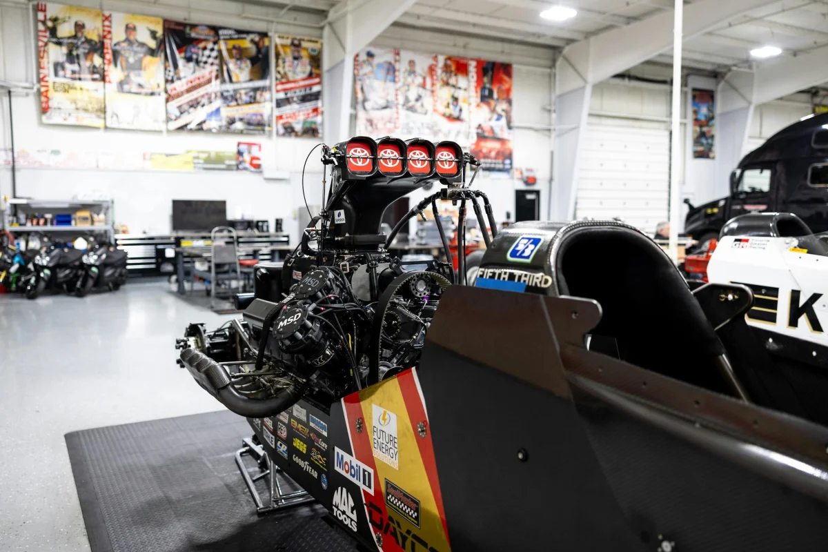 Kalitta dragster fifth third sticker Ypsilanti race shop