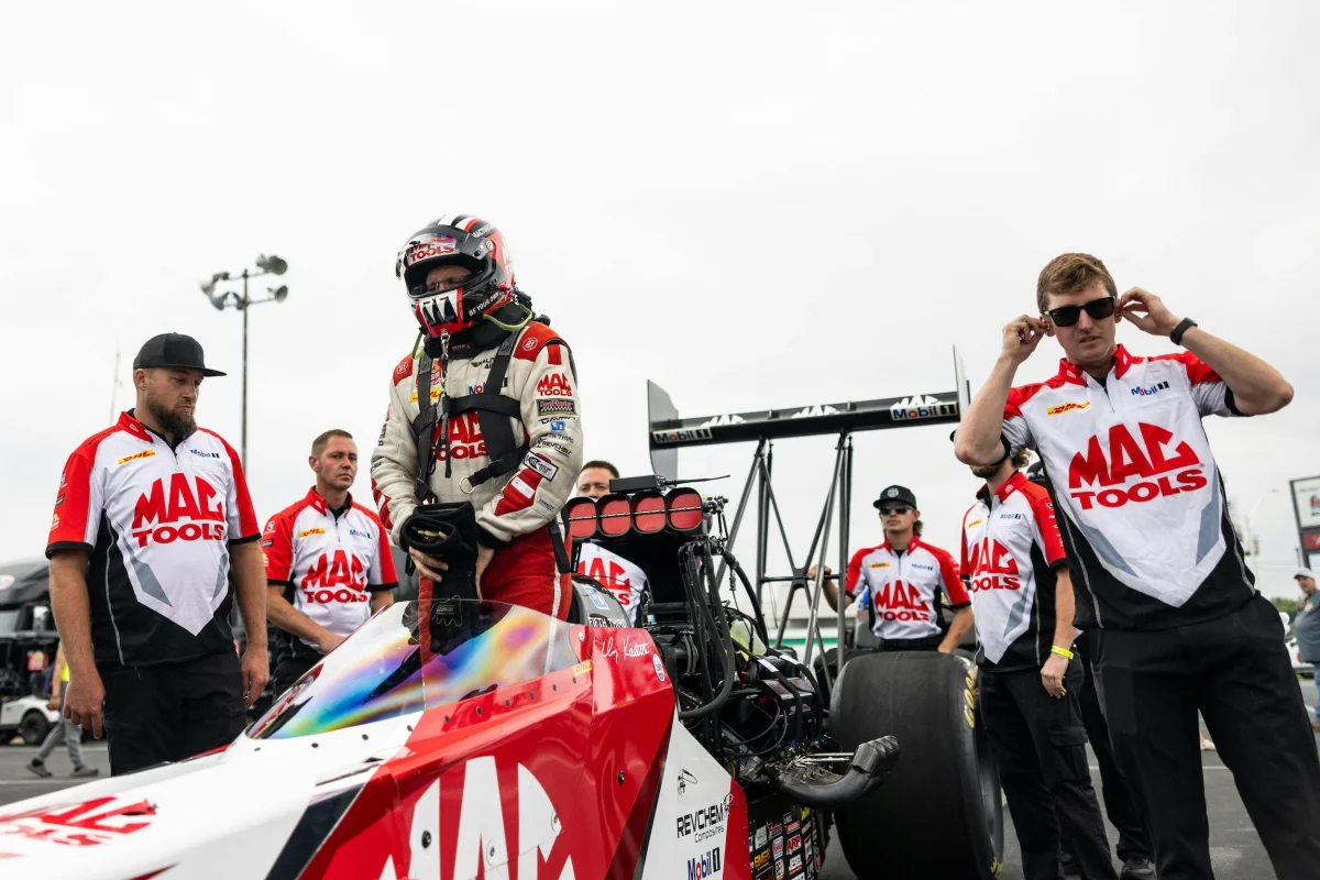 Doug and Mitch Kalitta Mac Tools dragster Norwalk Ohio 2026