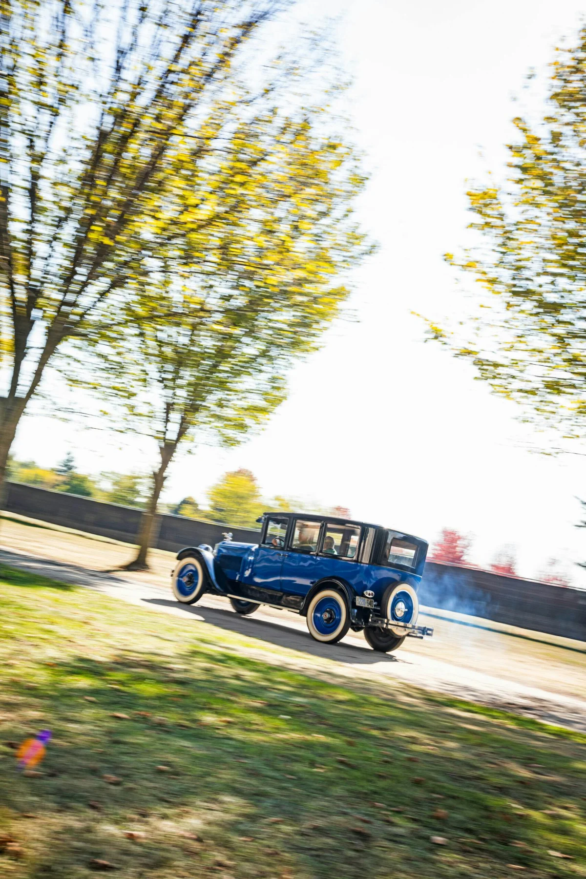Packard rear three quarter vertical action driving