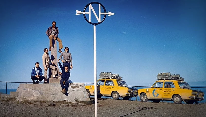 Fiat 124 preparing for the journey
