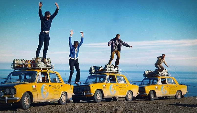 Fiat 124 expedition members