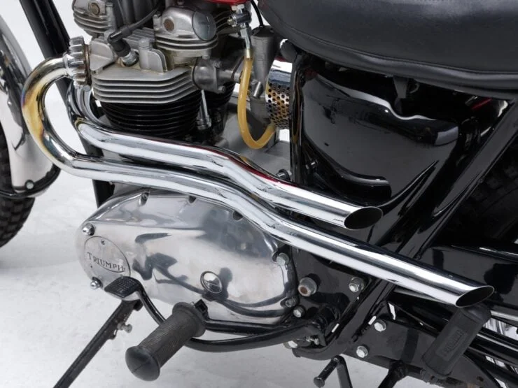 Vintage Triumph TR6 Trophy Motorcycle Desert Sled 4