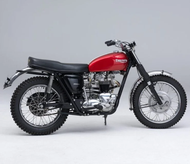 Vintage Triumph TR6 Trophy Motorcycle Desert Sled 3
