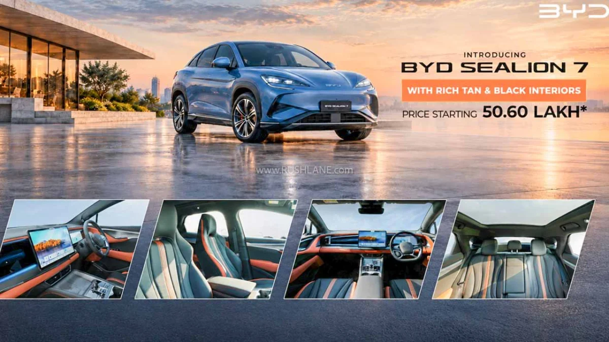 BYD Introduces Limited Edition Sealion 7 in India for Rs 50.6 Lakh with Exclusive Tan & Black Interiors