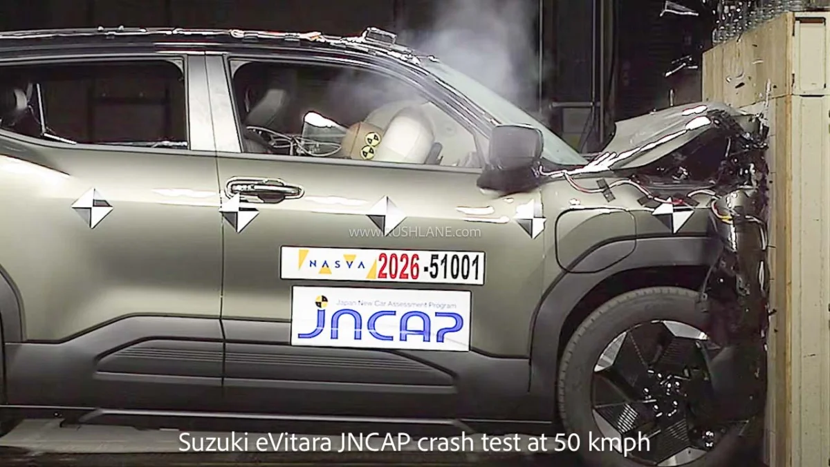 Suzuki eVitara crash tested by Japan NCAP