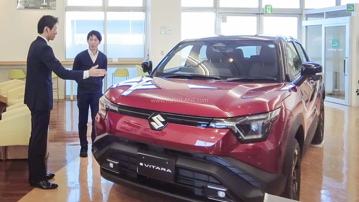 India-made eVitara at Suzuki dealer in Japan